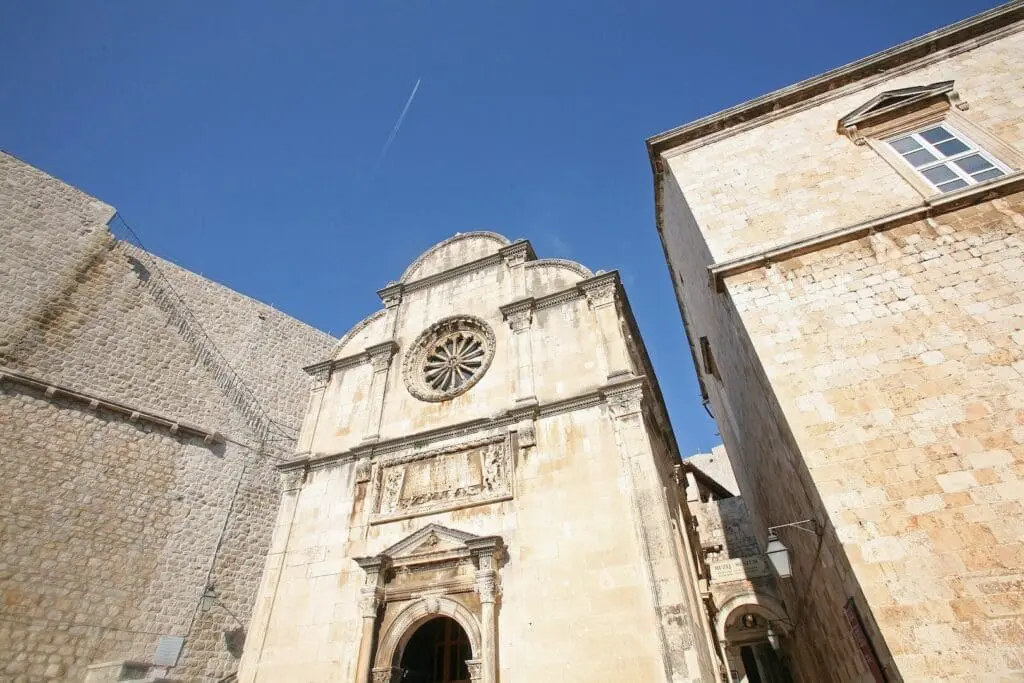 dubrovnik church croatia st