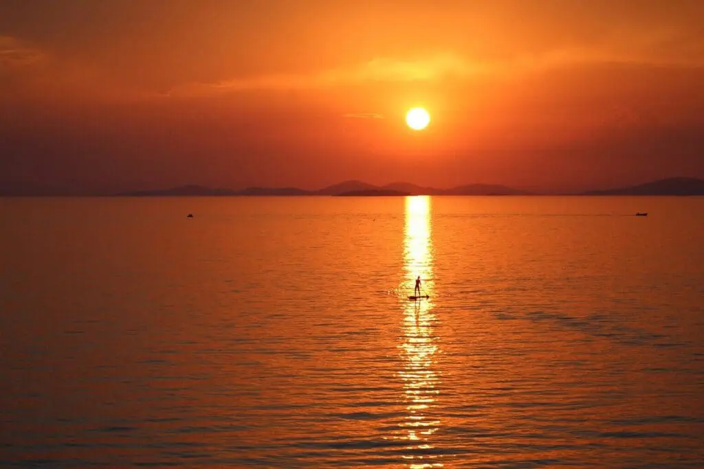 paddle board