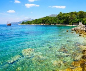 Elafiti islands Outer bay of Koločep