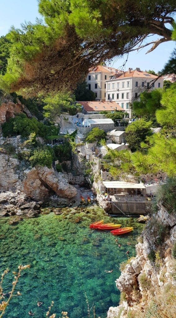 Šulić beach Kolorina, in Dubrovnik