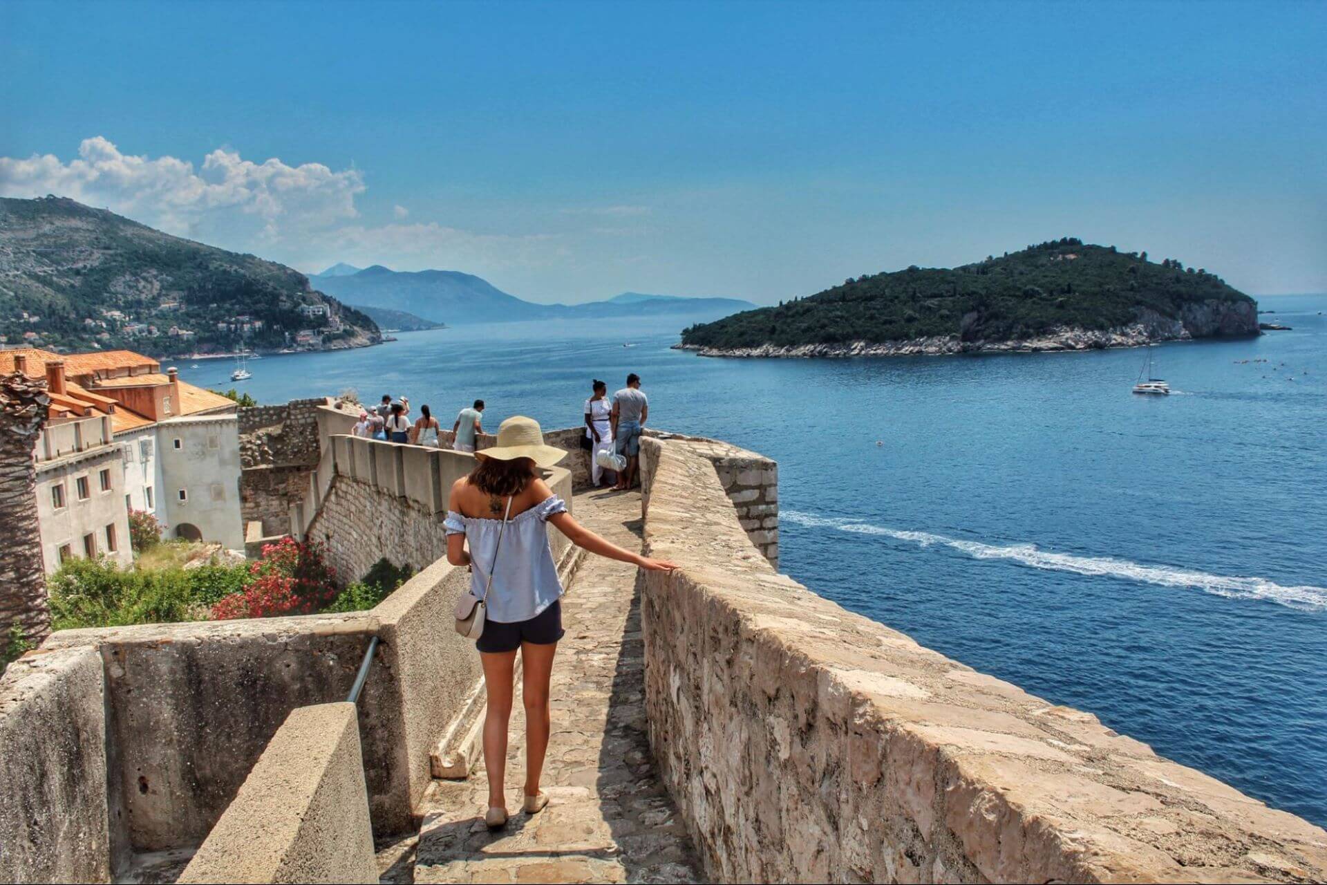 city walls in Dubrovnik