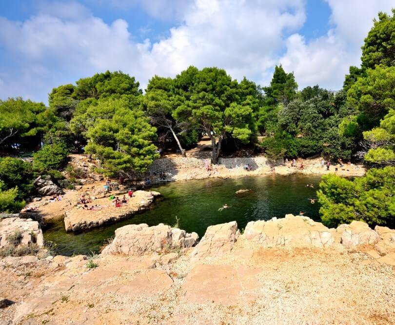 Lokrum island - the dead sea